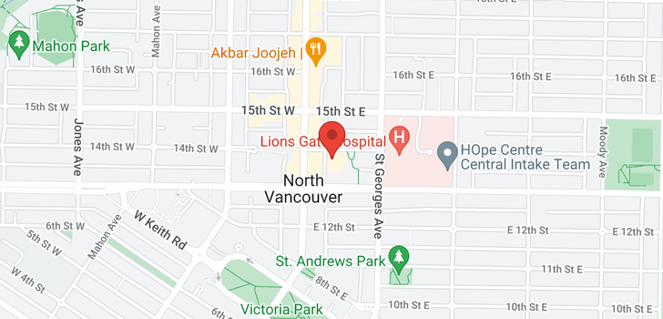 map of 1804 125 E 14TH STREET